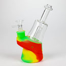Fortune | 6-½" Angled Silicone Detachable Pipe Resin · Silicone · Plastic Bong Super Supplys Inc