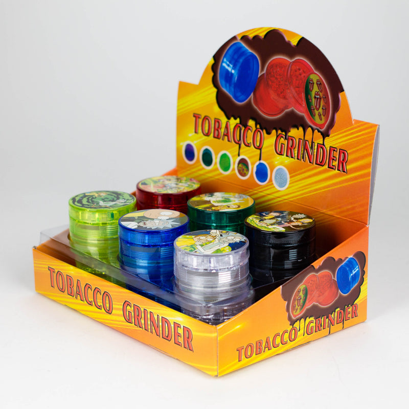 O Fortune | 4 Parts Plastic Grinder Box of 12