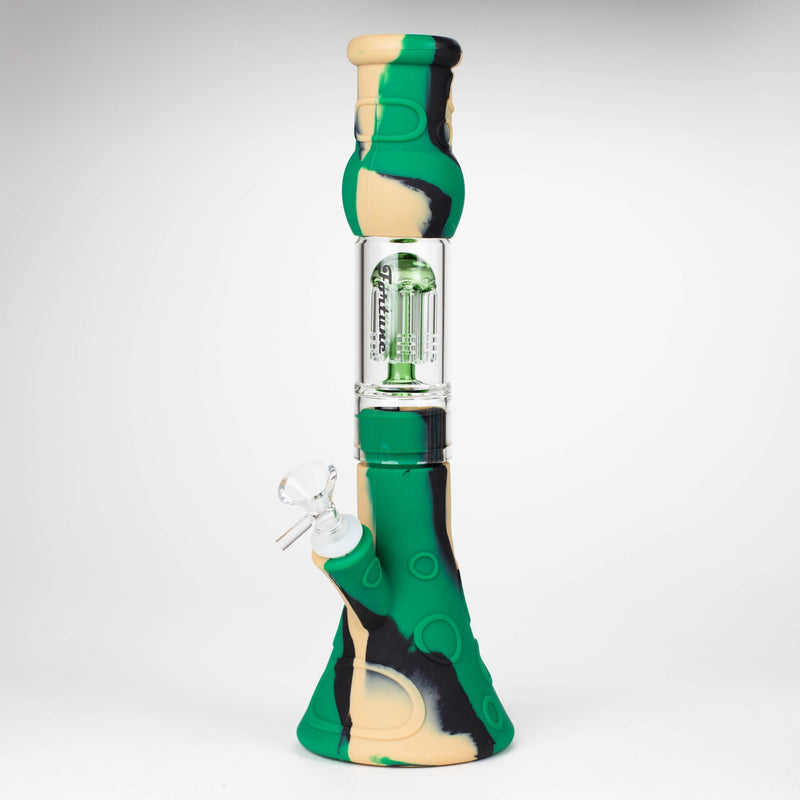 O Fortune | 12.5 Inches Silicone Bong With 6 Arms percolator