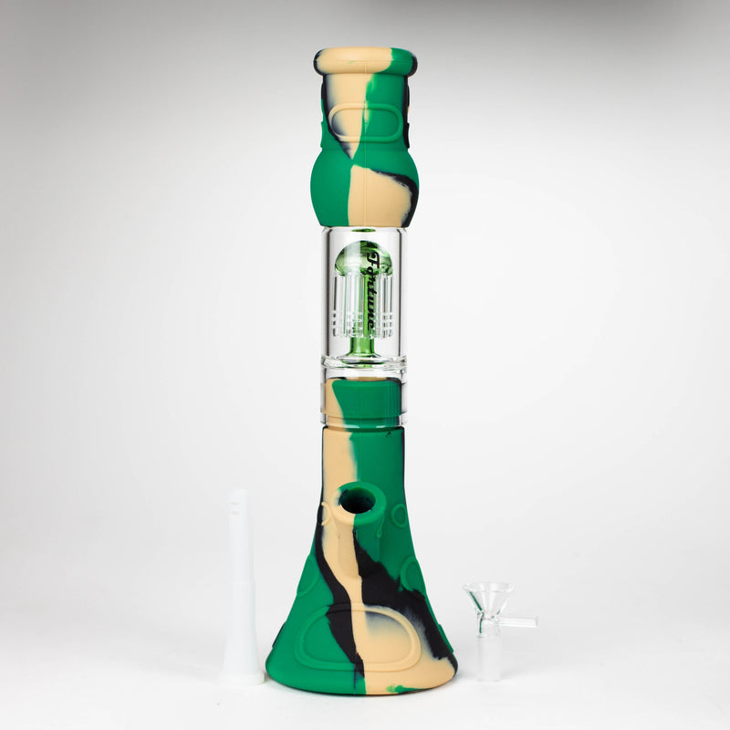 O Fortune | 12.5 Inches Silicone Bong With 6 Arms percolator