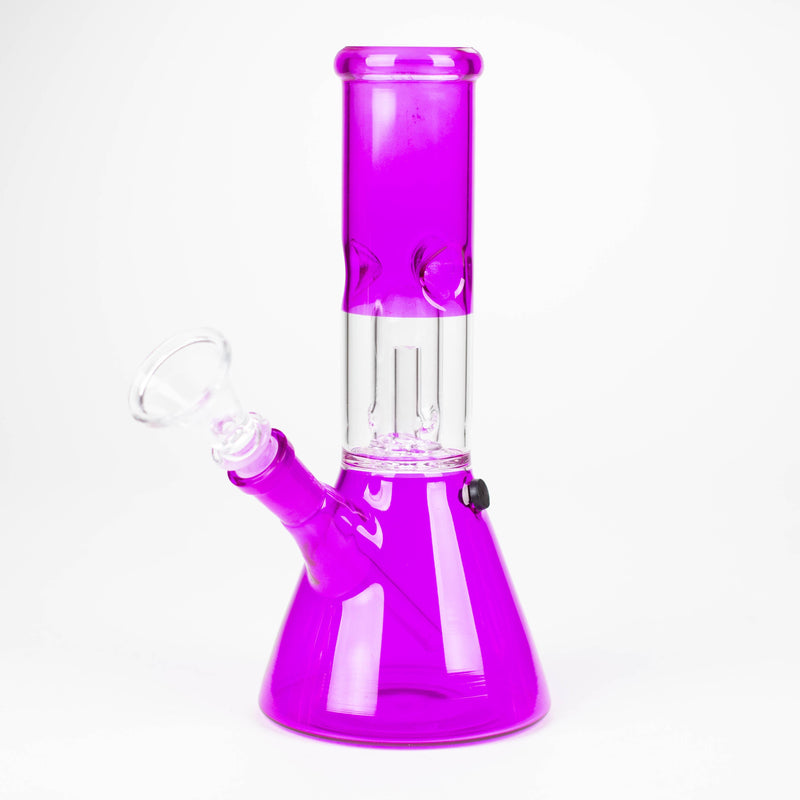 O 8" single dome Percolator glass water bong [GHWP-24]