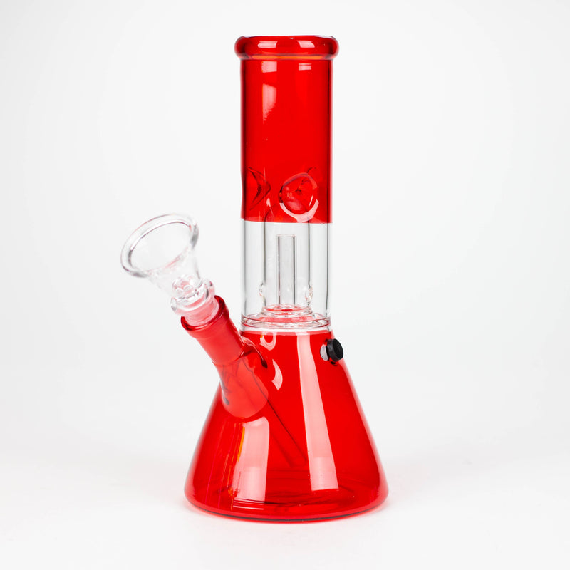 O 8" single dome Percolator glass water bong [GHWP-24]