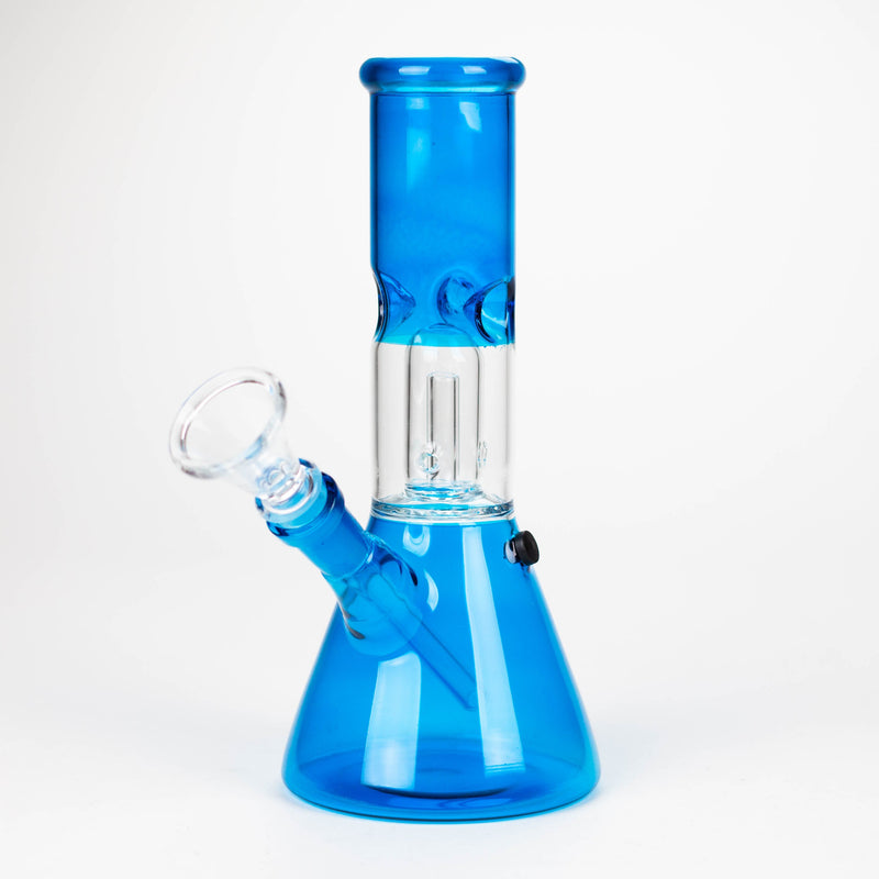 O 8" single dome Percolator glass water bong [GHWP-24]