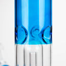 8" single dome Percolator glass water bong [GHWP-24] Glass Bong Purple Haze Smoke Inc