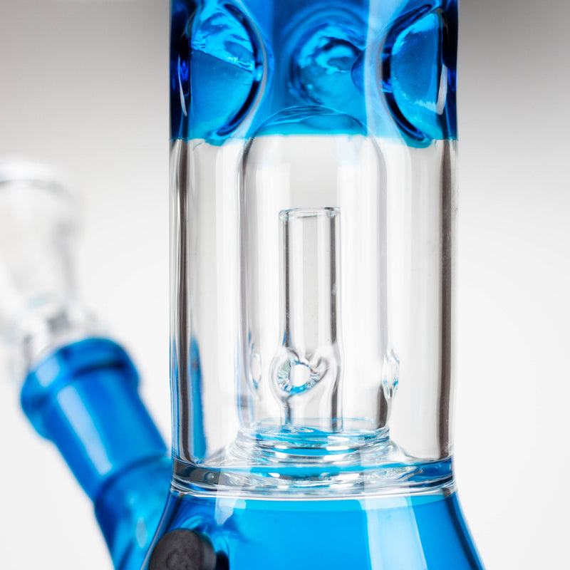 O 8" single dome Percolator glass water bong [GHWP-24]