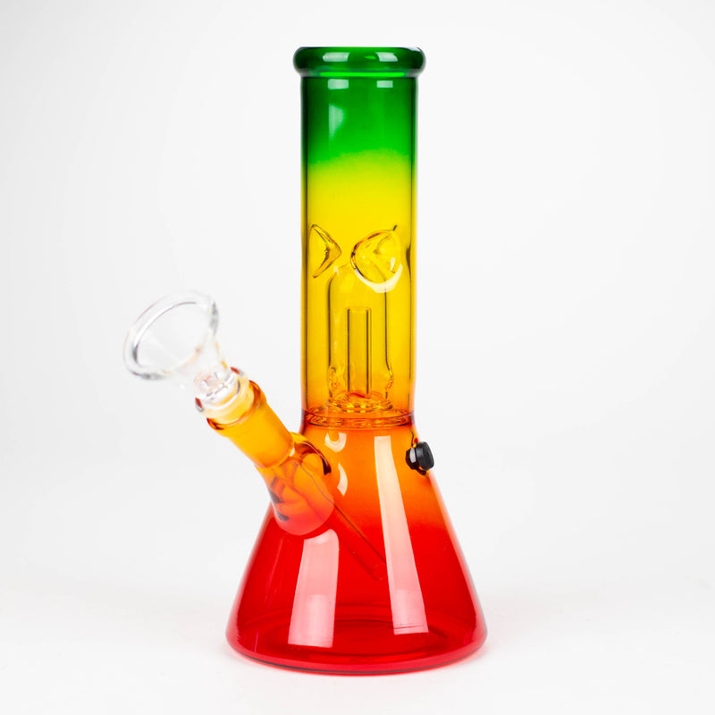 O 8" single dome Percolator glass water bong [GHWP-24]