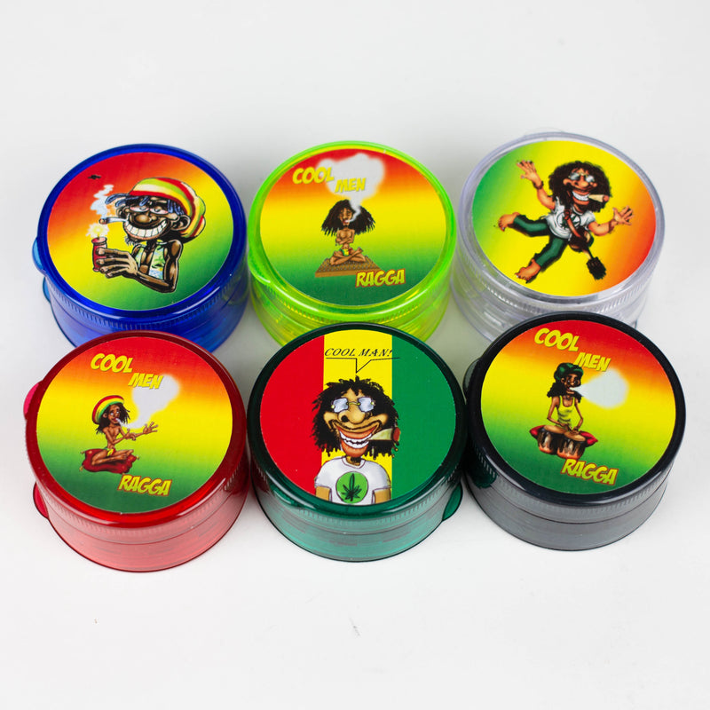 O Fortune | 4 Parts Cool man Plastic Grinder Box of 12