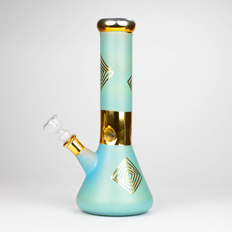 O 12" Aladin Ice Glass Water Bong