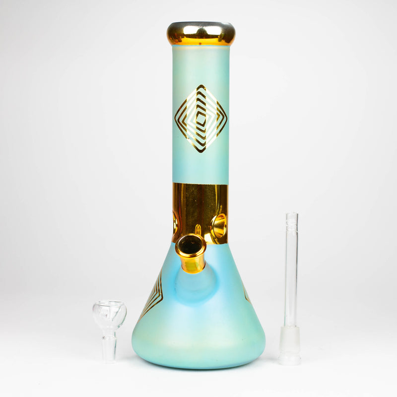 O 12" Aladin Ice Glass Water Bong