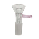 Glass Bowl With Solid Handle Bowl · Banger · Oil Burner Super Supplys Inc Pink