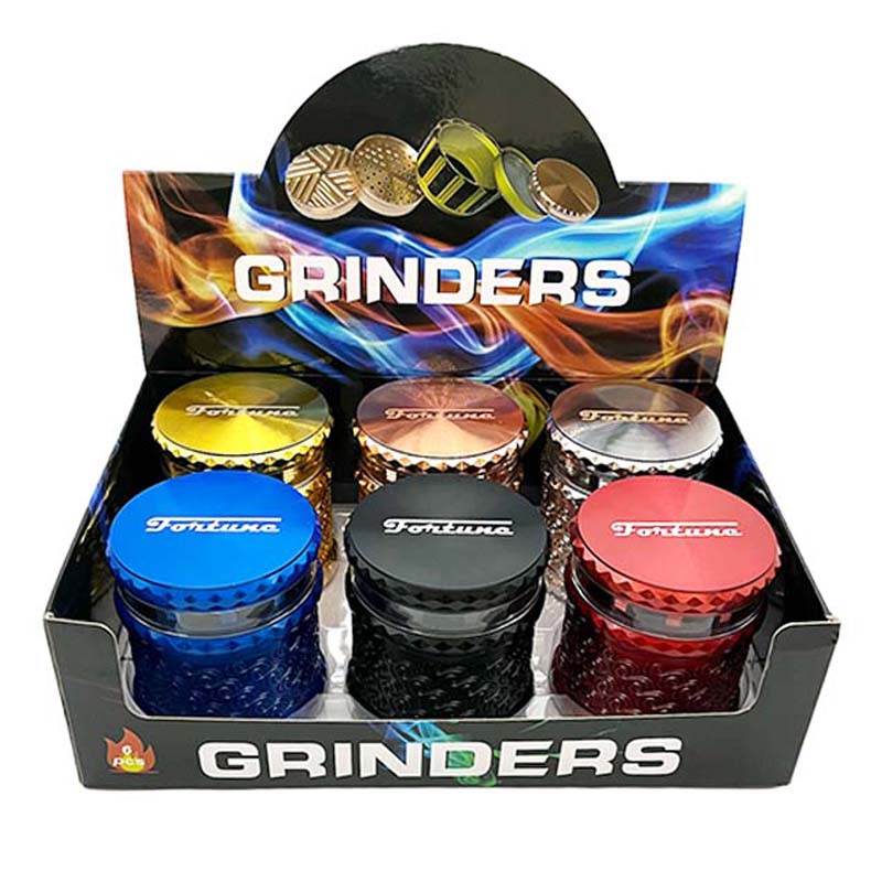 O Fortune | 4 Parts Weed Grinder Box Of 6