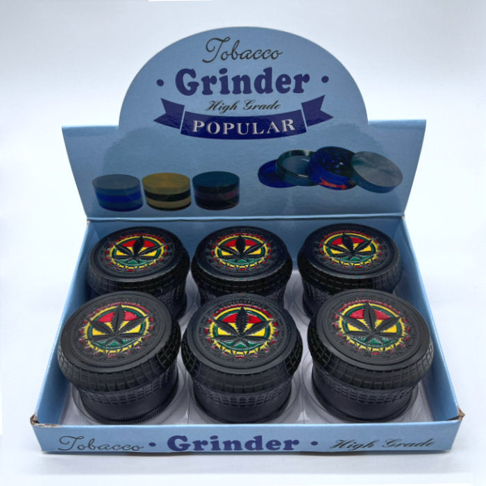 O 66mm 4 Parts Metal Ginder Box of 6