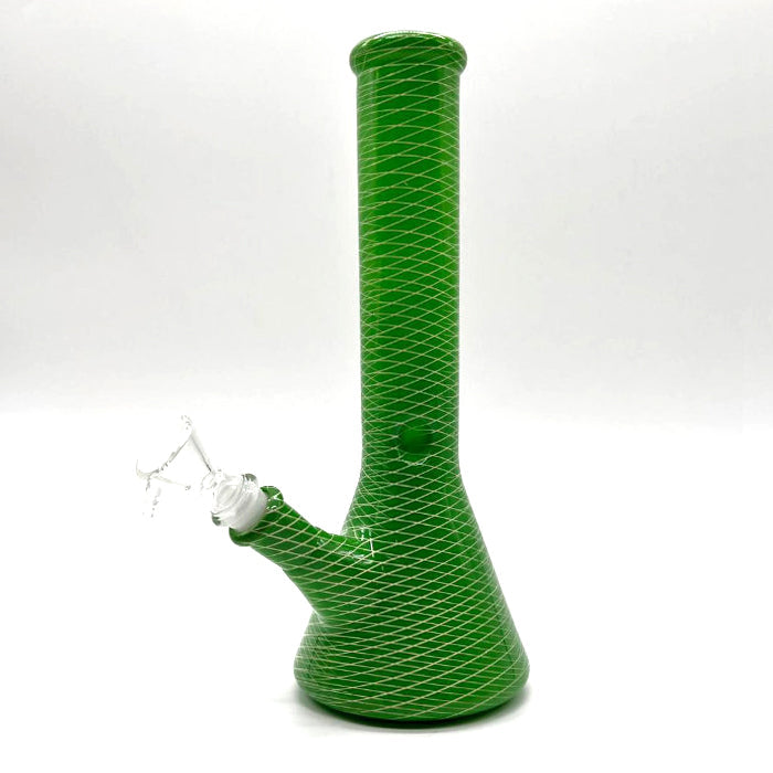 O 10" Web designed Beaker Water pipe-Assorted