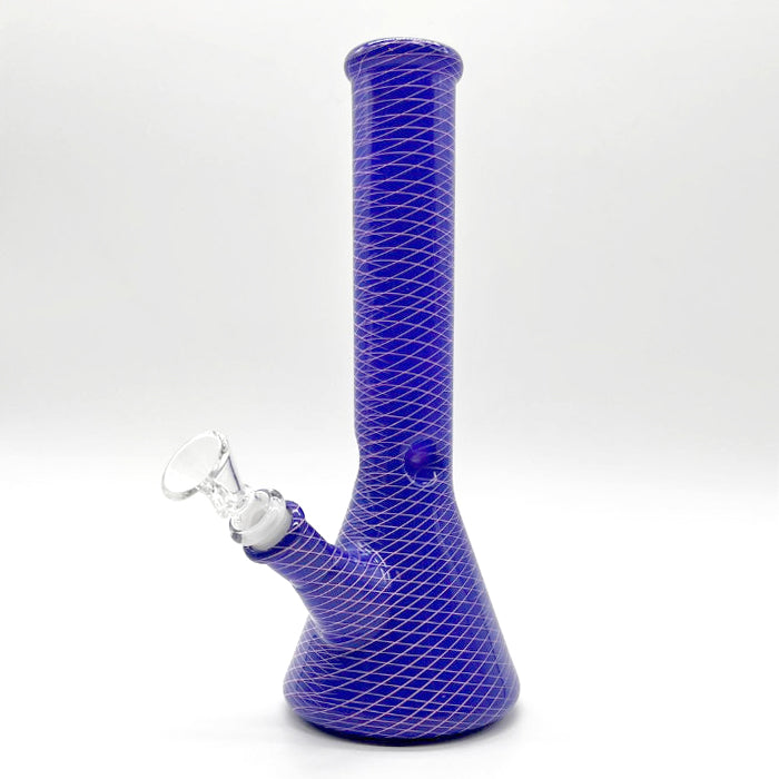 O 10" Web designed Beaker Water pipe-Assorted