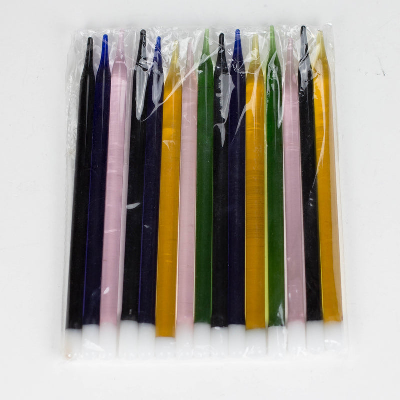 O 6" Glass Pen Bage of 14 Pcs