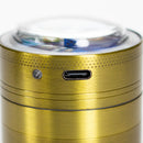 2" Metal Grinder 4 Layers with Dice and Light RM Design Box of 12 Display Pack 777 Smoke