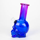 6" Mini Skull base soft glass water bong [SH36xx] Glass Bong 777 Smoke