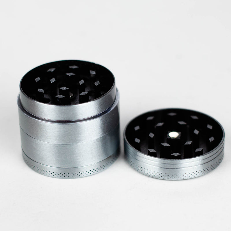 1.5" Metal Grinder 4 Layers Box of 12 [GZ421] Display Pack 777 Smoke