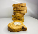 VOW | Olive wood Heart Candle Holder Gadget Variety Olive Wood