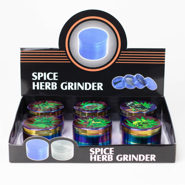 O Weed Rainbow Grinder 4pts 55mm Box of 6