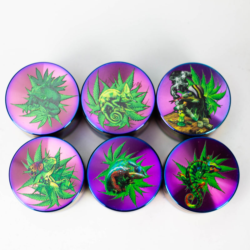 O Weed Rainbow Grinder 4pts 55mm Box of 6