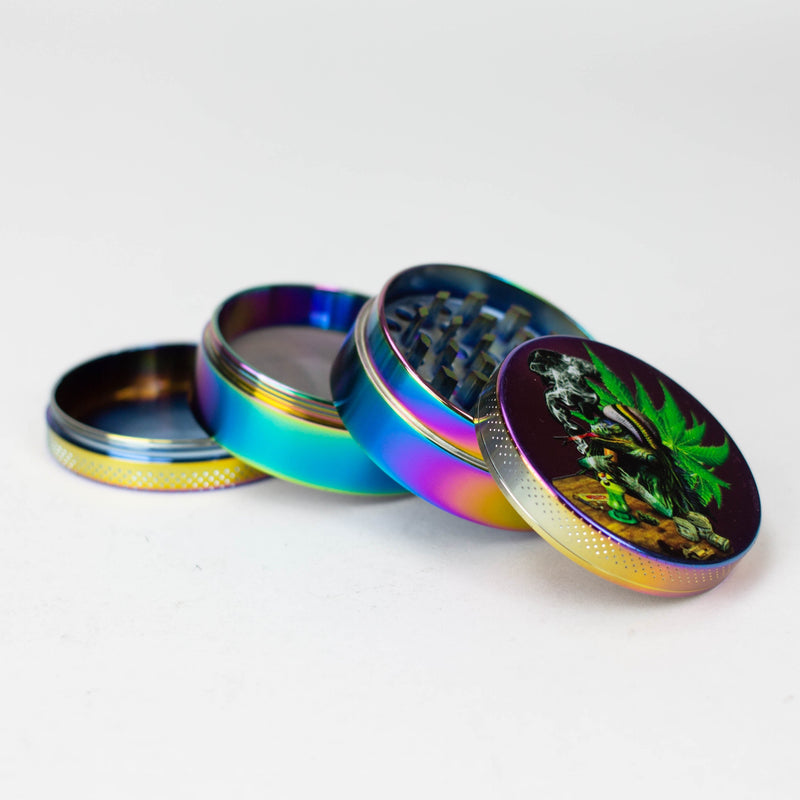 O Weed Rainbow Grinder 4pts 55mm Box of 6