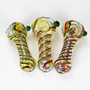 3.5" softglass hand pipe Pack of 2 [11585] Glass Pipe ONE