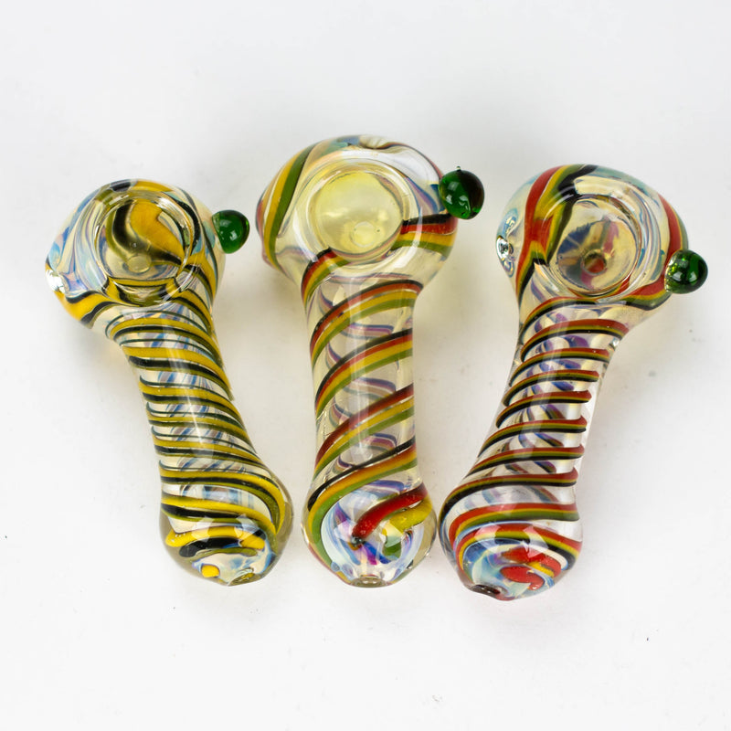 O 3.5" softglass hand pipe Pack of 2 [11585]