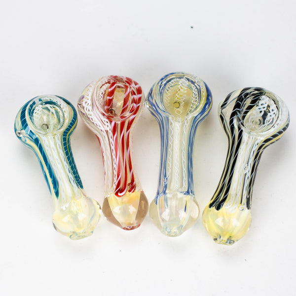 O 3.5" softglass hand pipe Pack of 2 [11584]