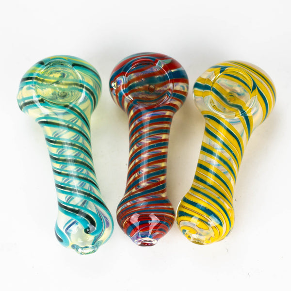 O 3.5" softglass hand pipe Pack of 2 [11586]