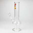 10" Clear Water pipe with cartoon tattoo-Assorted Glass Bong NIBO Distribution
