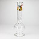 10" Clear Water pipe with cartoon tattoo-Assorted Glass Bong NIBO Distribution