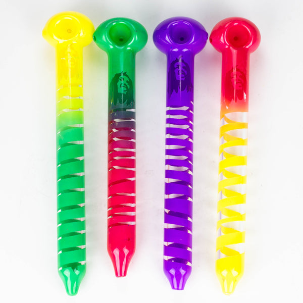 O 10" Pipe Rasta Bob-Color Assorted