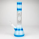 12" Double Dome Percolator glass bong-Assorted designs on Glass Bong Bongzie Smokes