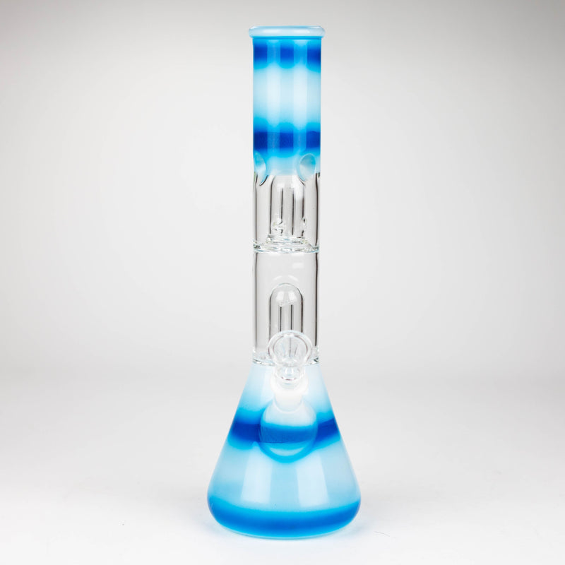 O 12" Double Dome Percolator glass bong