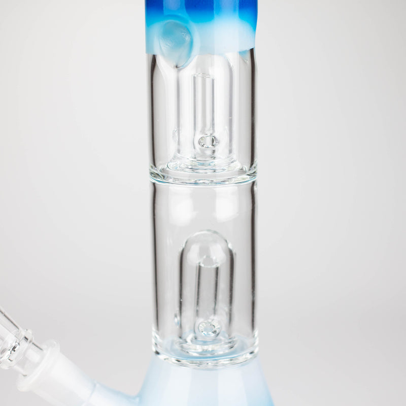 O 12" Double Dome Percolator glass bong