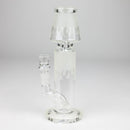 8" Glow in Dark Lamp glass water bong Glass Bong Bongzie Smokes