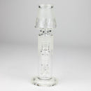 8" Glow in Dark Lamp glass water bong Glass Bong Bongzie Smokes