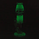 8" Glow in Dark Lamp glass water bong Glass Bong Bongzie Smokes