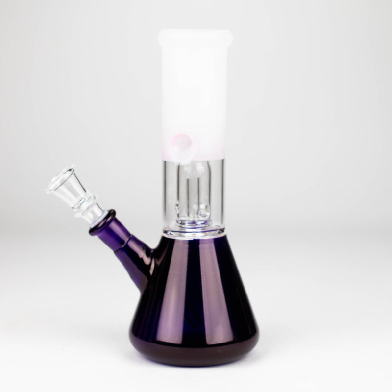 O 8" Single Dome Percolator Ice Bong-Assorted