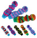 4" Silicone pipe body shape Jar of 20 Silicone Pipe NIBO Distribution