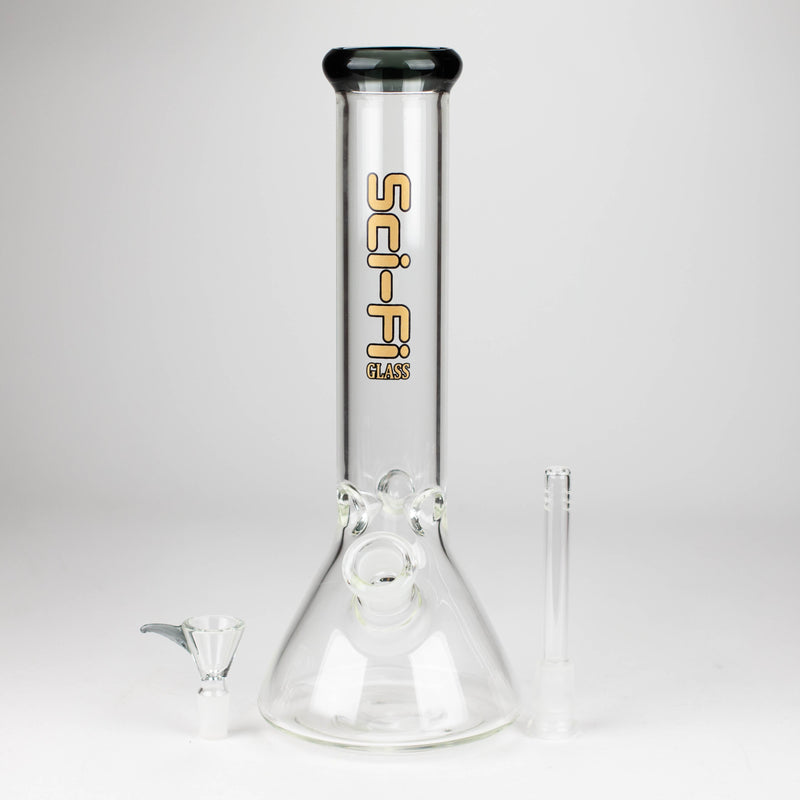 O 12" 7mm Beaker Glass Bong