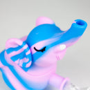 6" Elephant Silicon Bong-Assorted [BG104] Resin · Silicone · Plastic Bong 777 Smoke