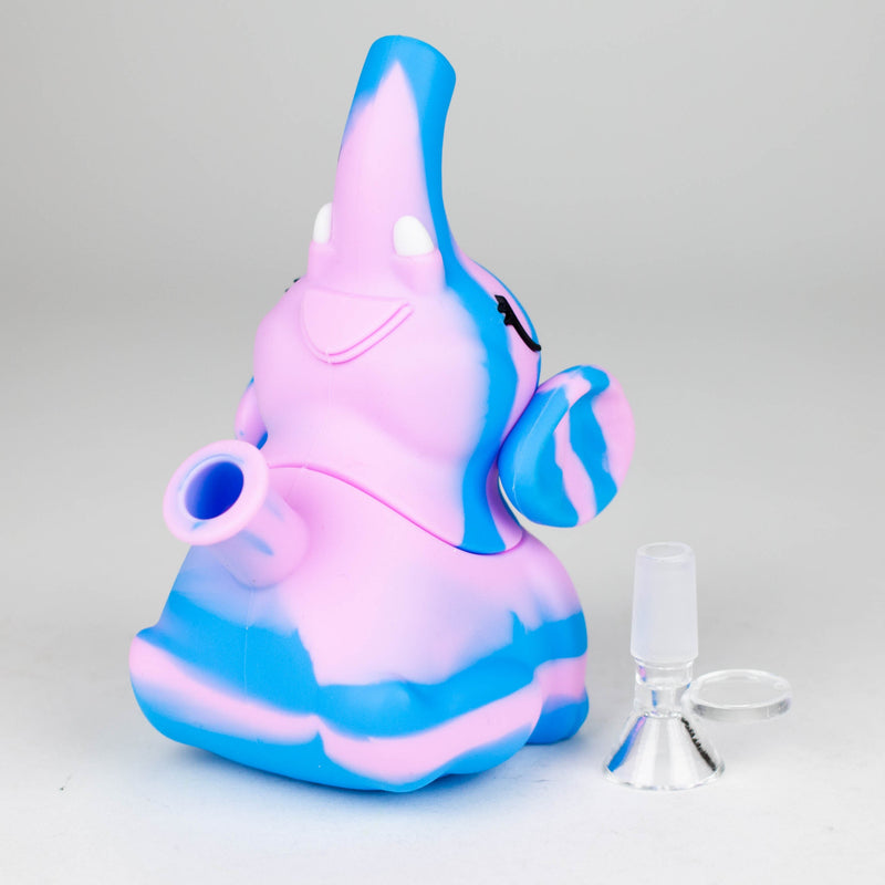 O 6" Elephant Silicon Bong-Assorted [BG104]