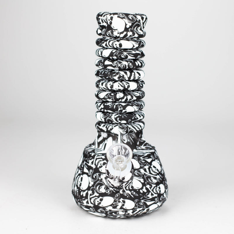 O 9"-15" Height Stretchable Silicon Bong