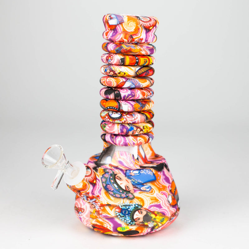 O 9"-15" Height Stretchable Silicon Bong