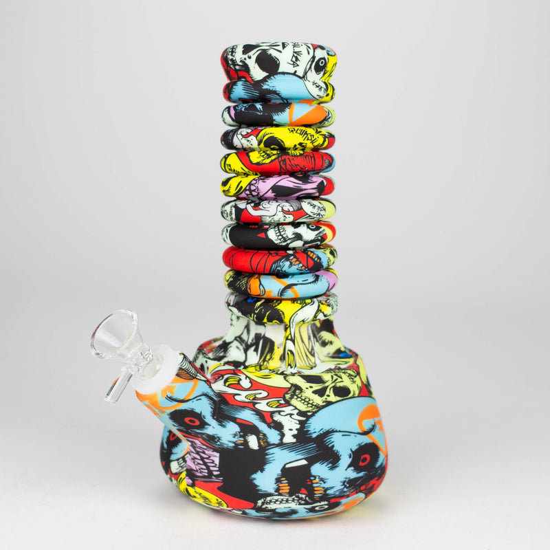 O 9"-15" Height Stretchable Silicon Bong