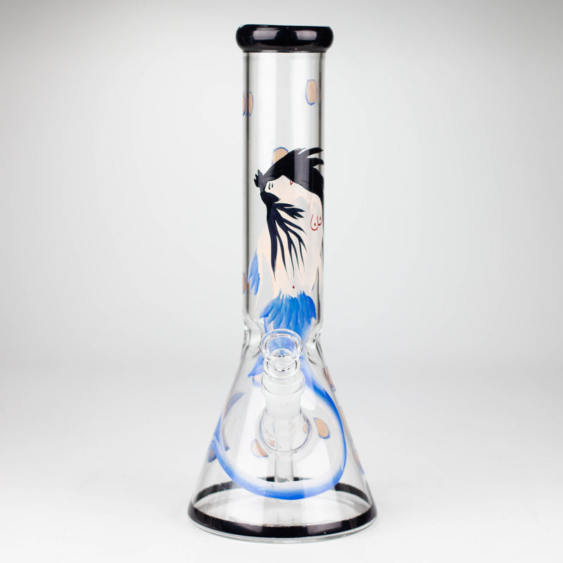 O 12" MERMAID BEAKER GLASS BONG