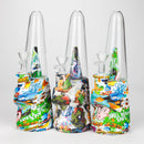 8.5" Silicone cone shape water bong-Assorted [H151P] Resin · Silicone · Plastic Bong YHS Smoke