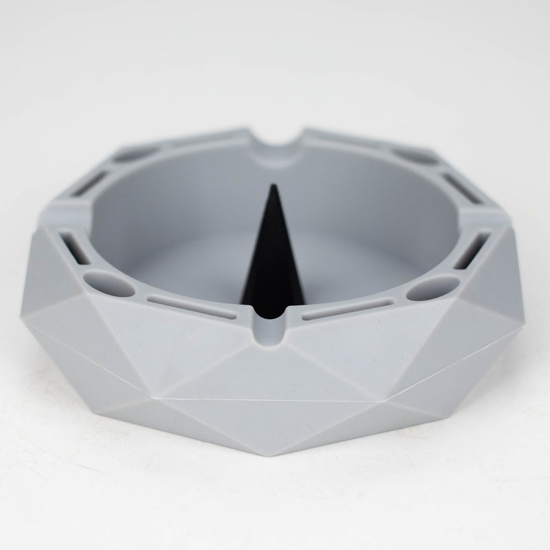 O Geometric Silicone Ashtray with Bowl Cleaner-Assorted